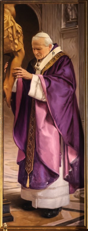 교황 성 요한 바오로 2세_photo by Fr Lawrence Lew OP_in the Chapel of Our Lady of the Rosary of Pompeii at the Domus Australia in Rome_Italy.jpg